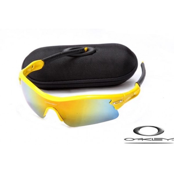 Oakley Radar Path sunglasses Yellow Frame Fire Yellow Lens
