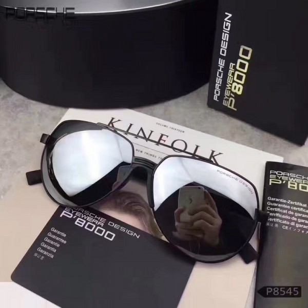 Porsche Design P8545 Aviators Sunglasses Polarized Black
