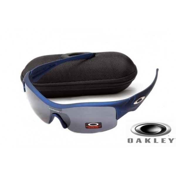  Oakley Straight Jacket Sunglasses Dark Blue Frame Gray Lens OAKLEY201567203
