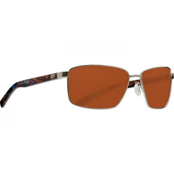Costa Ponce Brushed Silver Sunglasses