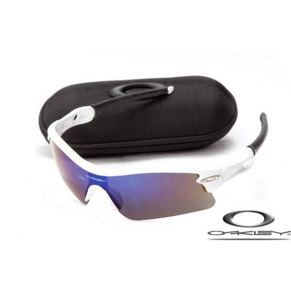 Oakley Radar Path sunglasses White Frame Dark Blue Lens