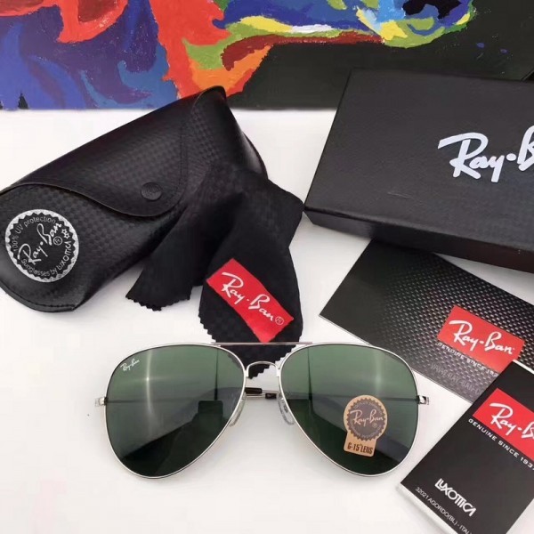 Men's Women's Ray Ban RB3026 Sunglasses Green Lenses