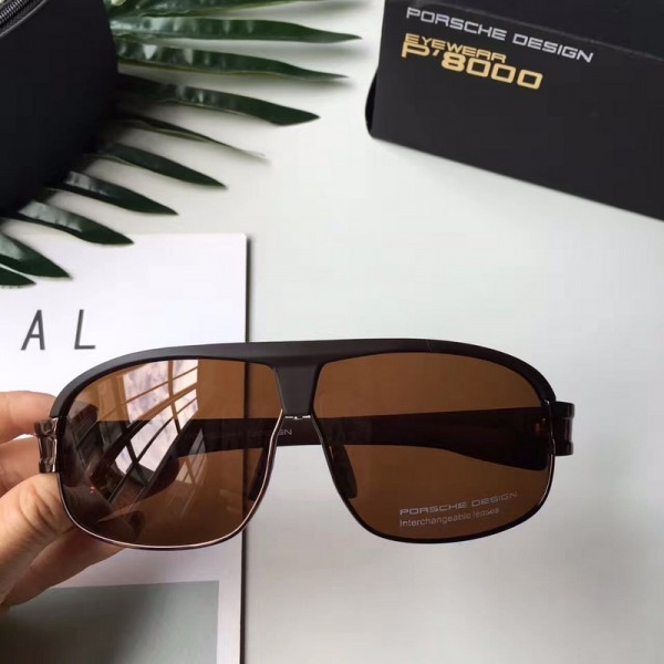 Mens Porsche Design P8517 Sunglasses Brown