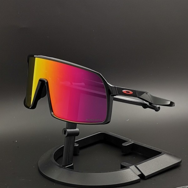 Oakley 2.5 Sutro sunglasses black frame fire lens red logo
