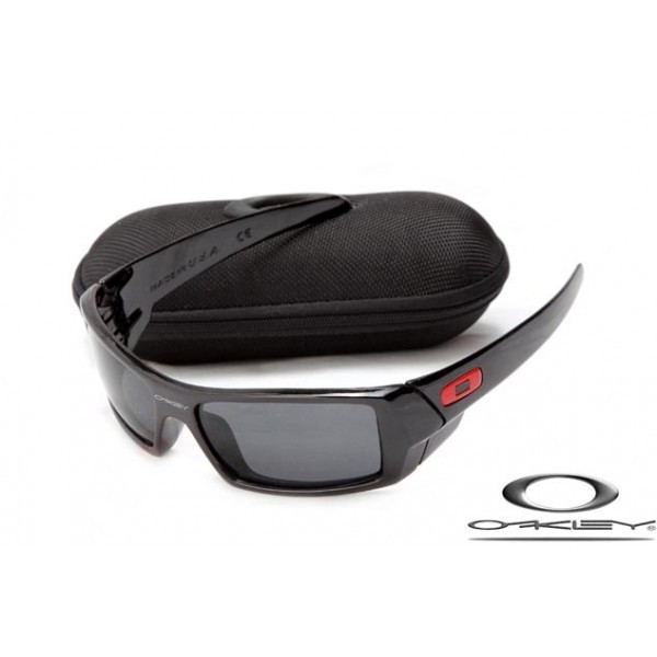 Oakley Gascan Sunglasses Polishing Black Frame Gray Iridium Lens OAKLEY20156313