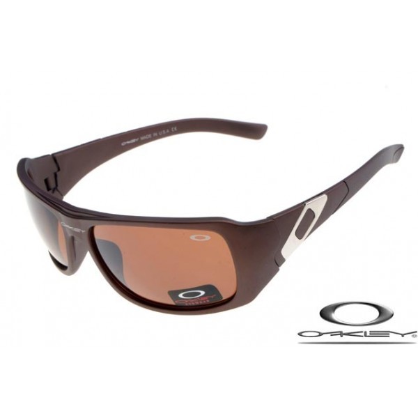 Oakley Sideways Sunglasses Brown Frame Brown Iridium Lens OAKLEY20156250