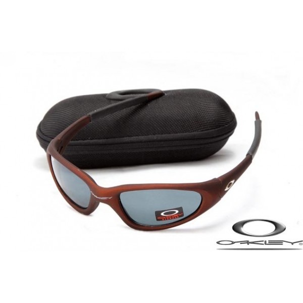 Oakley Minute Sunglasses Brown Frame Gray Iridium Lens OAKLEY20156279