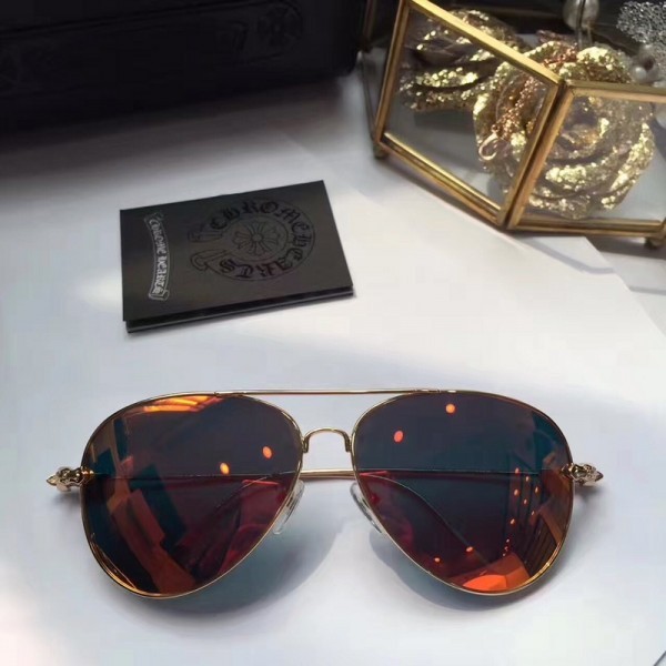 Men's Women's Chrome Hearts Polarized Eyewear Red Lenses