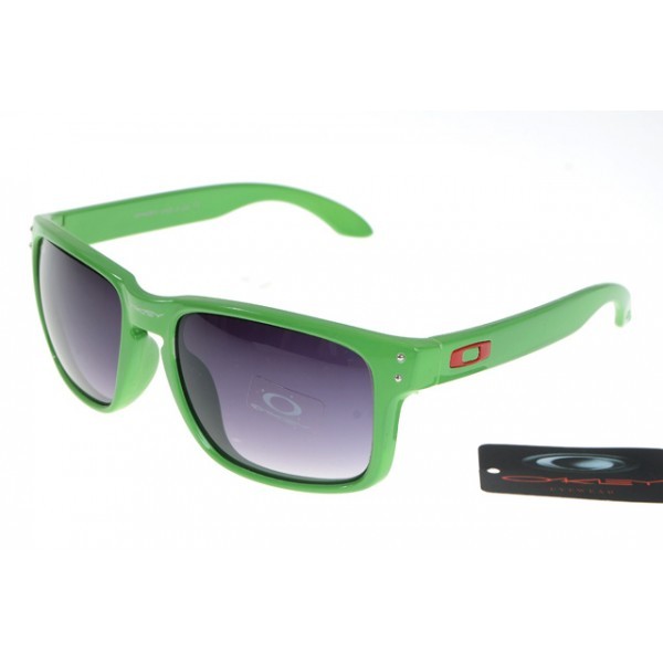 Oakley Holbrook Sunglasses Green Frame Gray Lens