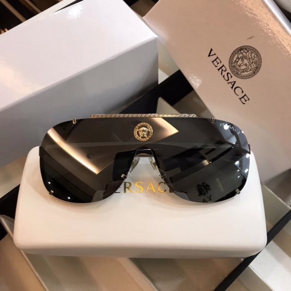 Versace VE2612 Sunglasses Metal Glasses Legs All Black