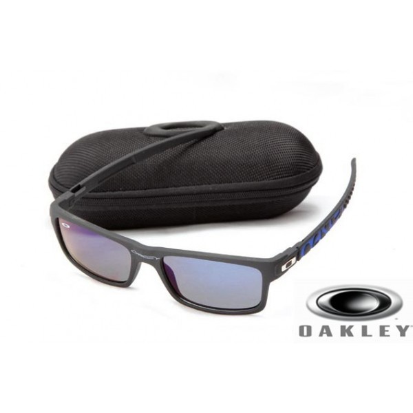  oakley currency sunglasses Black Frame Dark Blue Lens OAKLEY201567310