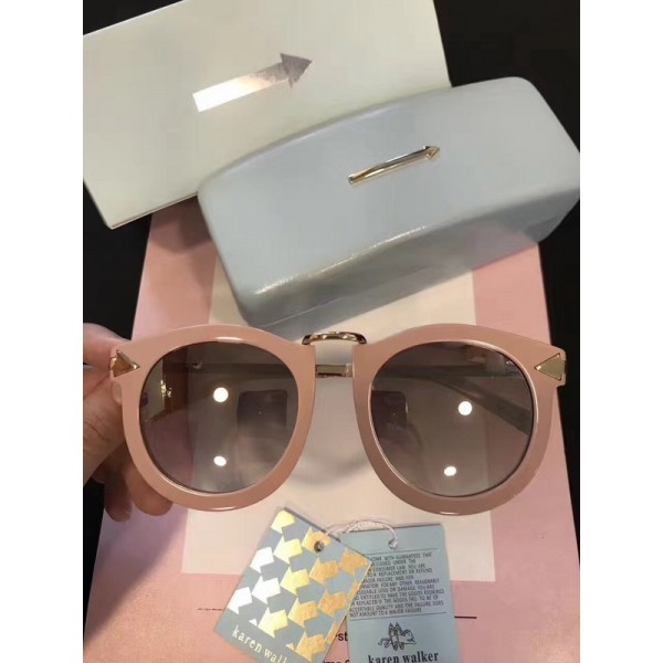 Men's Women's Karen Walker Sunglasses Pink Frame
