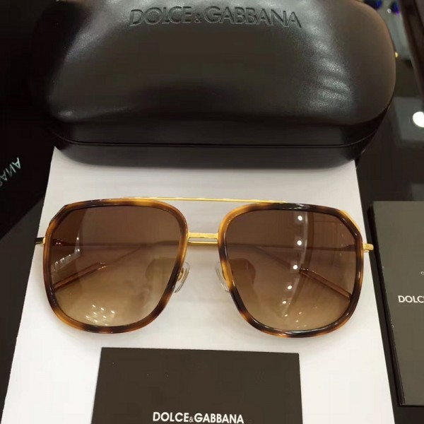 Men's Dolce amp; Gabbana Sunglasses D2610 Gold Brown