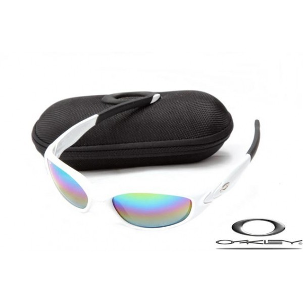 Oakley Straight Jacket Sunglasses White Frame Colors Iridium Lens OAKLEY20156212