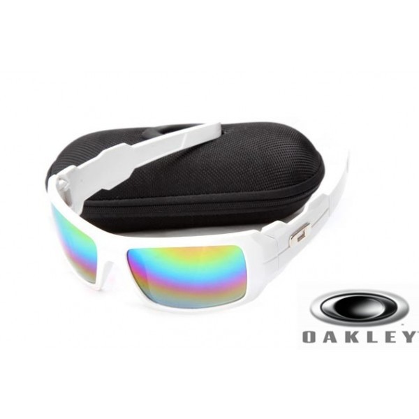 Oakley Oil Drum Sunglasses White Frame Camo Lens OAKLEY201567347
