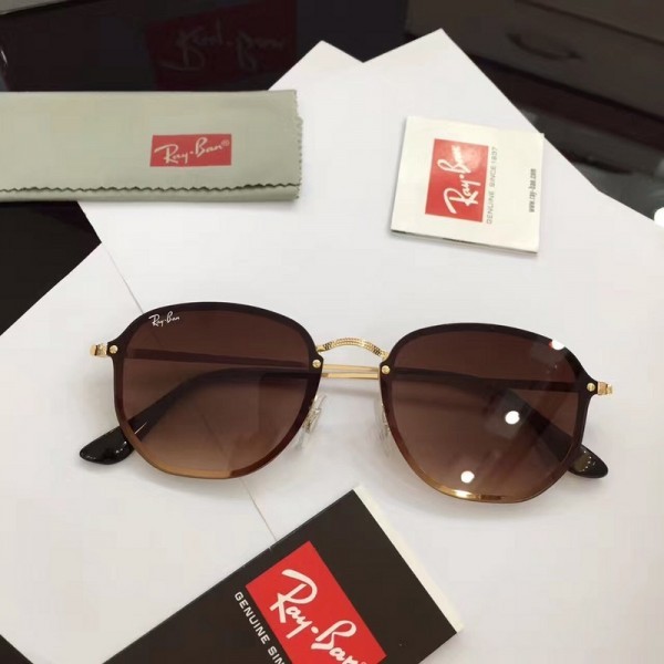 Men's Women's Ray Ban RB3579 Fashion Sunglasses In Brown