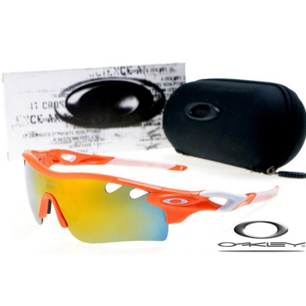 Oakley RadarLock Path Sunglasses Polishing Orange Frame Yellow Lens OAKLEY20156480