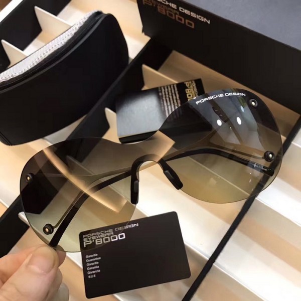 Mens Womens Porsche Design P8621 Eyewear Deep Black Gray