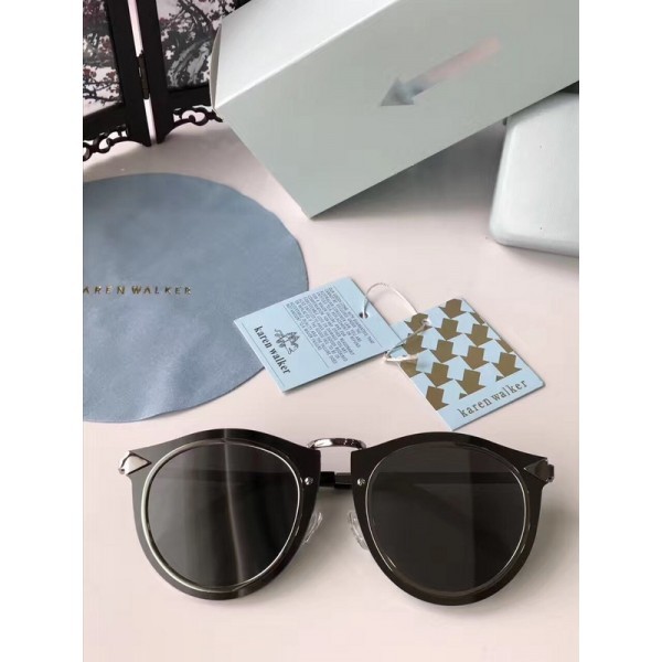 Men's Women's Karen Walker Fashion Eyewear Shiny Black