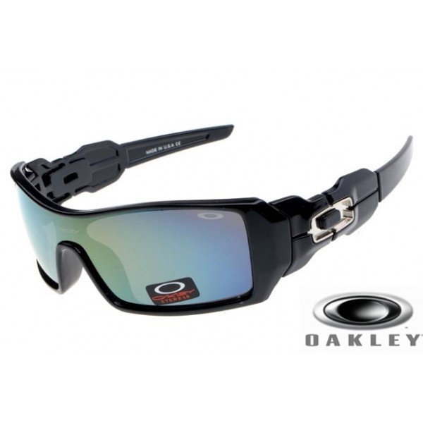  Oakley Oil Rig sunglasses Black Frame Ice Blue Lens OAKLEY201567238