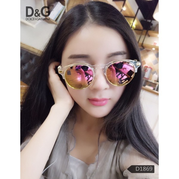 Women's Dolce amp; Gabbana DG D1869 Sunglasses White Pink