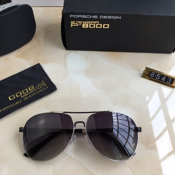 Porsche Design Black P8543 Sunglasses Dark