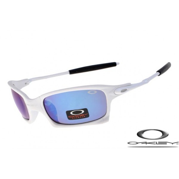 Oakley X Squared Sunglasses White Frame Blue Lens OAKLEY20156504