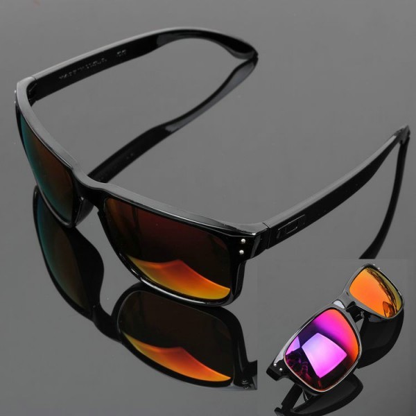 Oakley Holbrook Sunglasses Reluster Black Frame Fire Lens