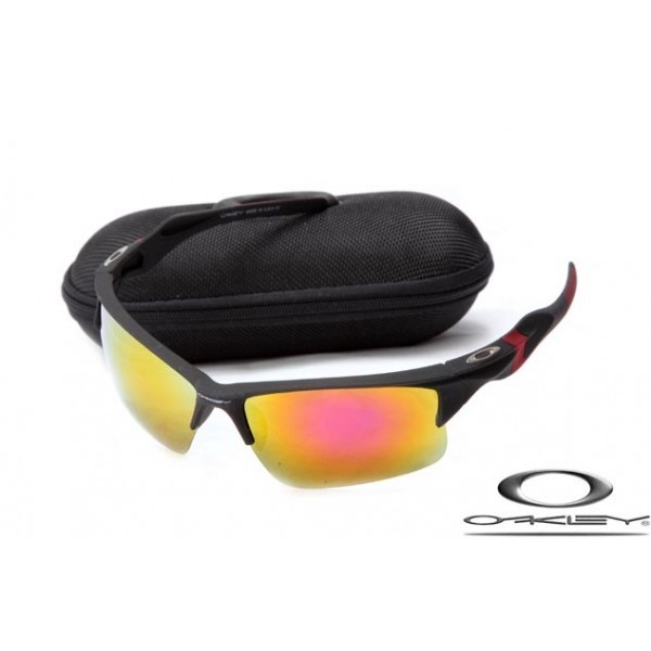 Oakley Half Jacket 2.0 Sunglasses Matte Black Frame Fire Yellow Lens OAKLEY20156456