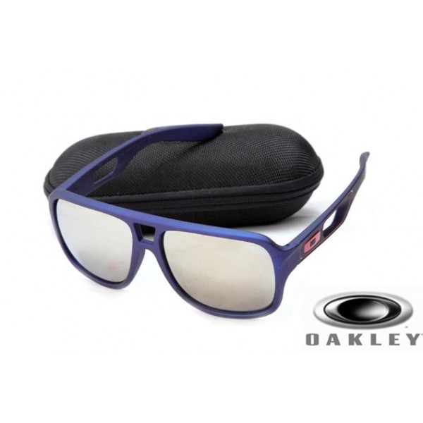  oakley dispatch II sunglasses Blue Frame Silver Lens OAKLEY201567269