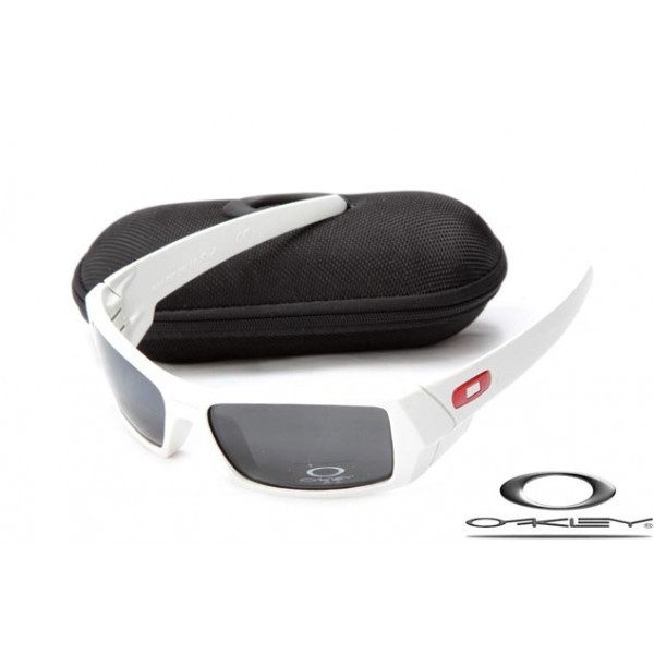 Oakley Gascan Sunglasses White Frame Gray Lens OAKLEY20156402