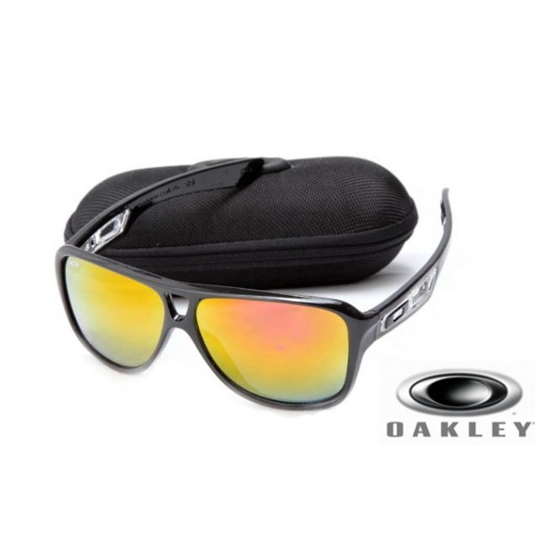  oakley dispatch II sunglasses Black Frame Fire Yellow Lens OAKLEY201567265