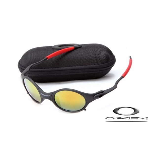 Oakley Mars Sunglasses Black Frame Yellow Iridium Lens OAKLEY20156160