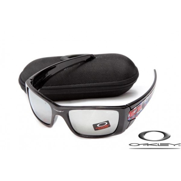Knockoff Oakley Fuel Cell Sunglasses Polishing Black Frame Silvery white Lens For Sale