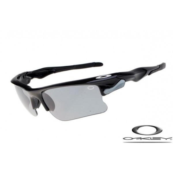 Cheap Oakley Fast Jacket Sunglasses Polishing Black Frame Gray Lens For Sale