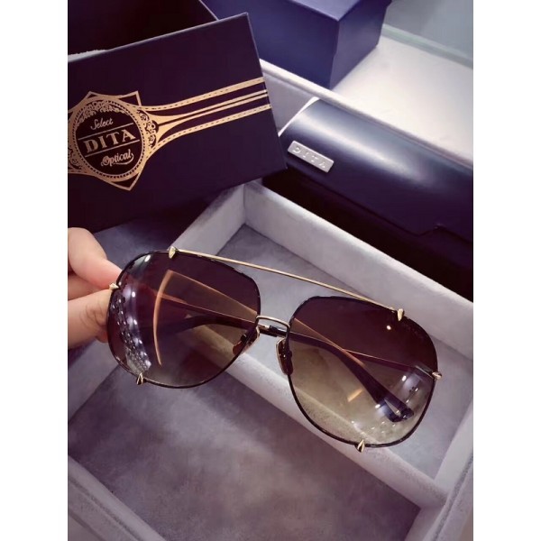 Men's Women's Dita Limited Edition Sunglasses Brown Mirror