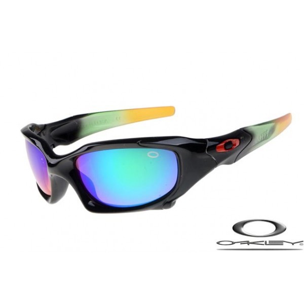 Oakley Pit Boss Sunglasses Black Frame Blue Lens OAKLEY20156362