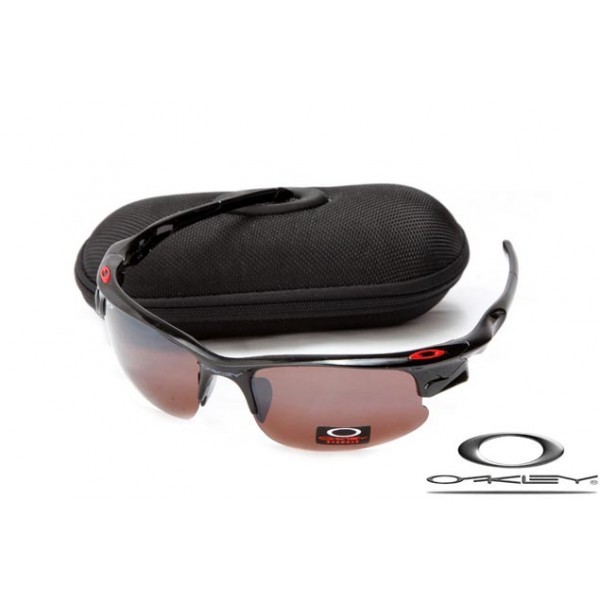 Cheap Oakley Fast Jacket Sunglasses Polishing Black Frame Brown Lens For Sale