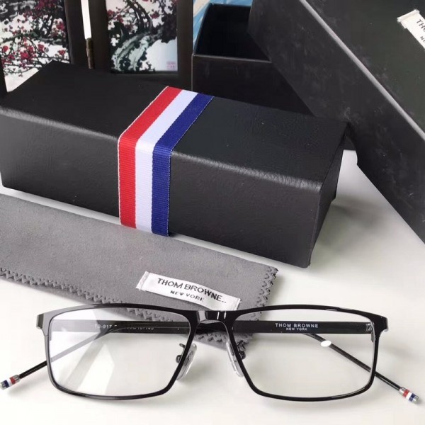 Men's Women's Thom Browne TB917 Square Glasses Black Frame