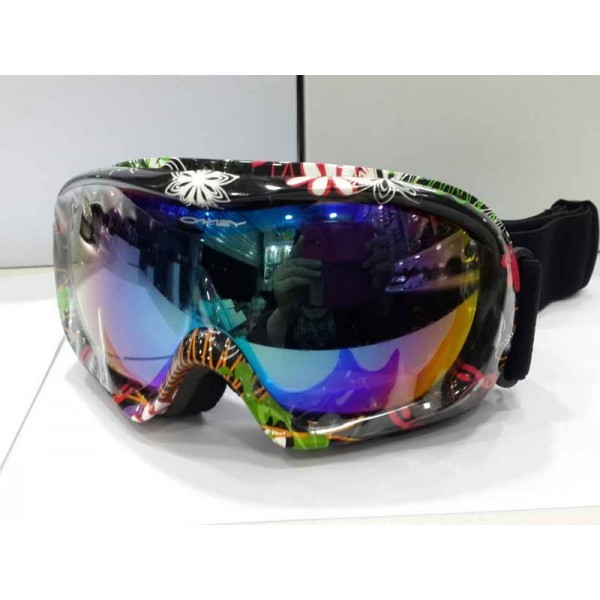 Oakley Goggle A Frame Camo Frame Blue Lens