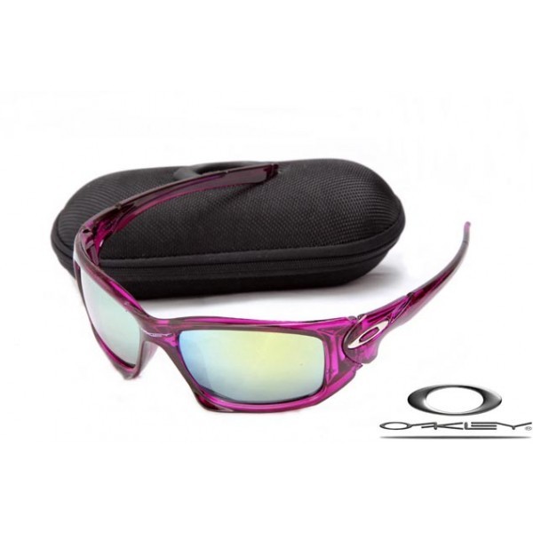 Oakley Scalpel Sunglasses Polishing Purple Frame Blue Iridium Lens OAKLEY20156326