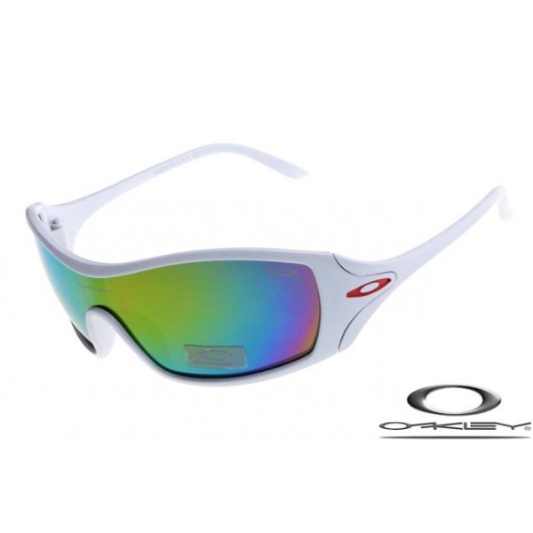 Oakley Dart Women Sunglasses White Frame Yellow Blue Lens OAKLEY20156360