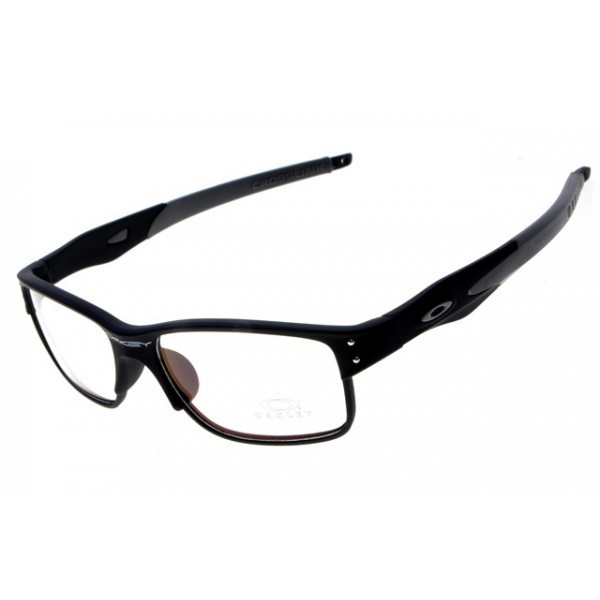 Oakley Crosslink Sunglasses Black Grey Frame Clear Lens