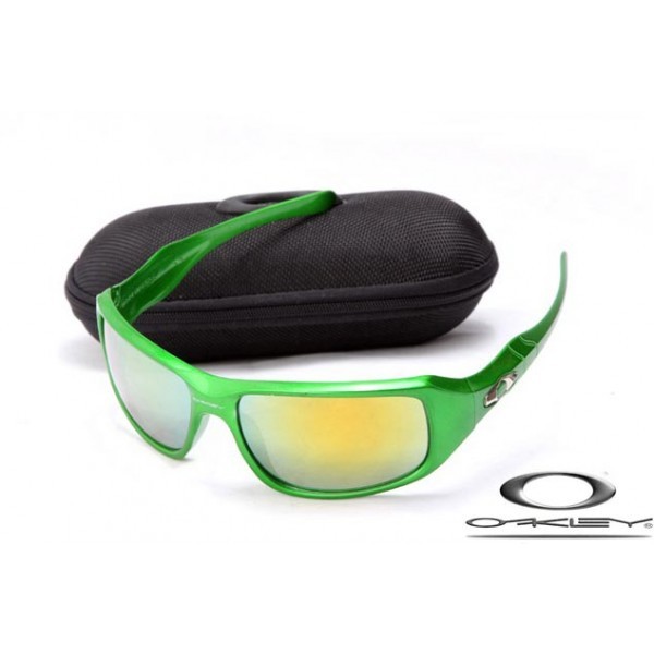 Knockoff Oakley c six sunglasses Green Frame Fire Lenses for cheap