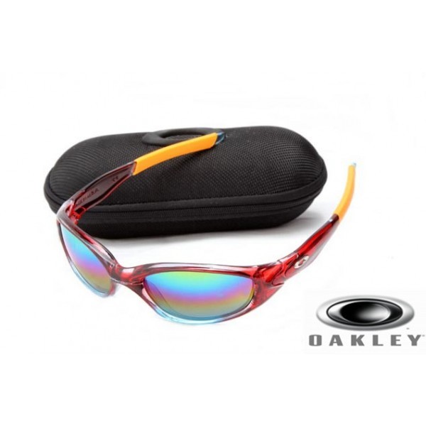  Oakley Straight Jacket Sunglasses crystal Red Frame Colorful Lens OAKLEY201567200