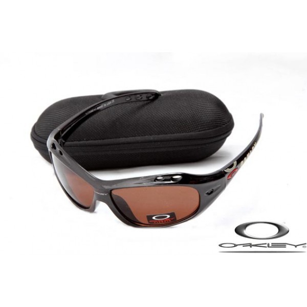 Oakley Water Jacket Sunglasses Polishing Black Frame Brown Iridium Lens OAKLEY20156164