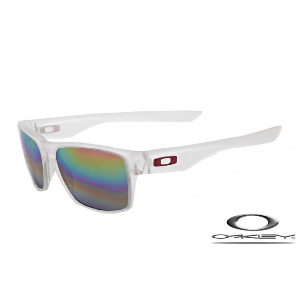 Cheap Oakley TwoFace Sunglasses Crystal White Frame Colors Iridium Lens