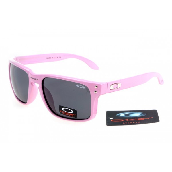 Oakley Holbrook Sunglasses Polishing neon pink Frame Gray Lens