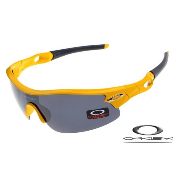 Replica Oakley Radar Pitch sunglasses Polishing Yellow Frame Gray Lens
