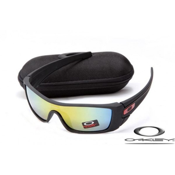 Oakley Batwolf Sunglasses Matte Black / Yellow Blue